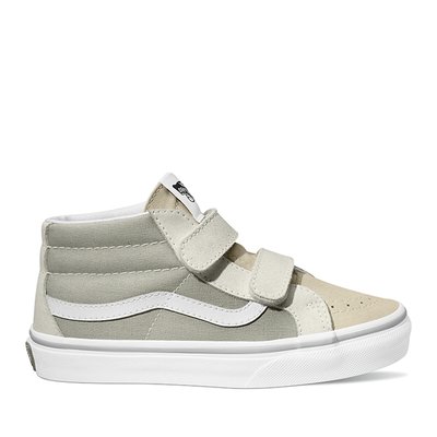 Kids Sk8-Mid High Top Trainers in Suede with Touch 'n' Close Fastening VANS