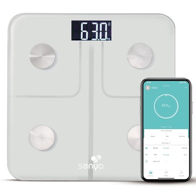 SENYA Pèse personne blanc impédancemètre connecté – Smart Body SENYA