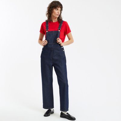 Salopette à bretelles en jean LA REDOUTE COLLECTIONS
