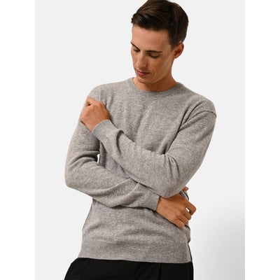 Pull Col Rond Nuage Chiné Noe JUST CASHMERE