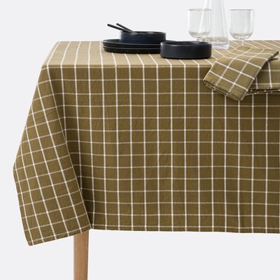 Nappe coton tissé teint à carreaux, Hortense LA REDOUTE INTERIEURS
