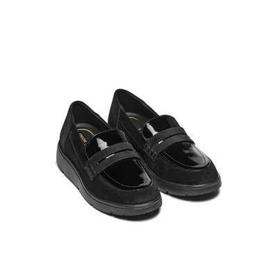 Mocassins respirants compensés en cuir Arlara GEOX