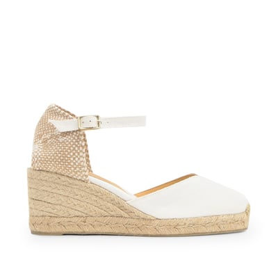 Espadrilles compensées en coton bio à bride  CHIARITA LIGHT PLATFORM CASTANER