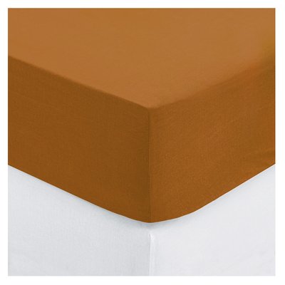 Drap housse coton uni Couleur moderne EDEN
