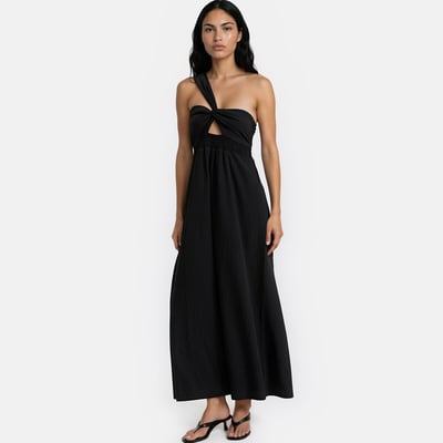 Asymmetric Strapless Maxi Dress LA REDOUTE COLLECTIONS