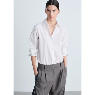 Chemise regular-fit coton et Lyocell mélangés MANGO