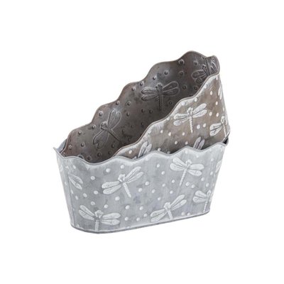 Corbeille en métal patiné Libellules (Lot de 2) AUBRY GASPARD
