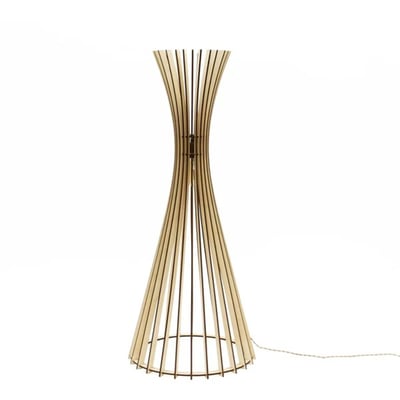 Lampadaire en bois de peuplier TIPI ATELIER LOUPIOTE