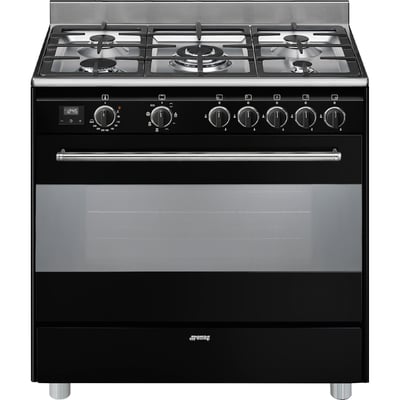 Piano de cuisson gaz 5 feux 90 cm BG91 SMEG