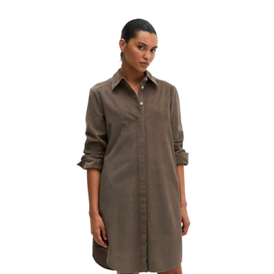 Robe chemisier large en qualité velours côtelé MARC O'POLO