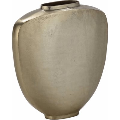 Vase sculptural finition laiton vieilli RECOLLECTION