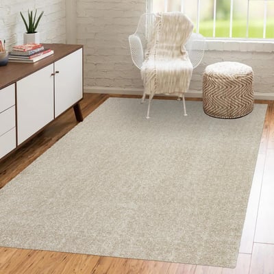 Tapis shaggy tissé motif uni TAPITOP UN AMOUR DE TAPIS