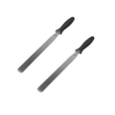 Ensemble de 2 Spatules à crêpes inox PÂTISSERIE FM PROFESSIONAL