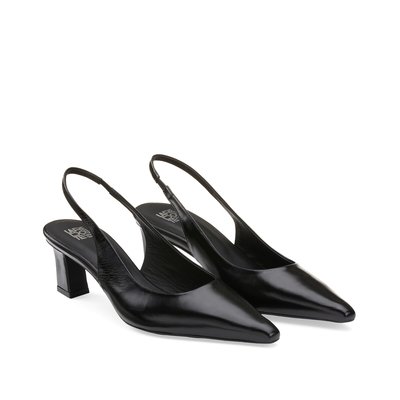 Escarpin slinback en cuir LA REDOUTE COLLECTIONS