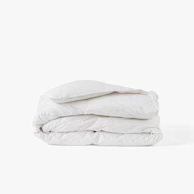 Couette hiver duvet et microfibre KII CARRE BLANC