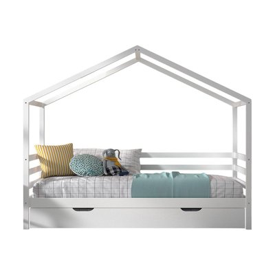 Lit cabane avec gigogne 90x200 VIPACK