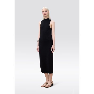 Robe longue à col montant brodée de strass LOLA CASADEMUNT