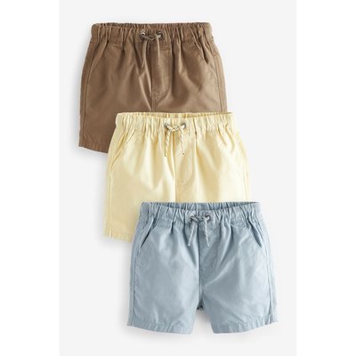 Shorts à enfiler coupe classique, lot de 3 NEXT