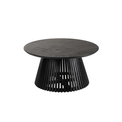 Table basse ronde en bois de manguier - VALERIE HELLIN, DEPUIS 1862