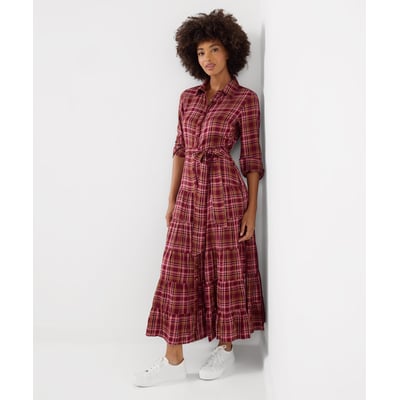 Robe Longue à Carreaux Boutonnée JOE BROWNS