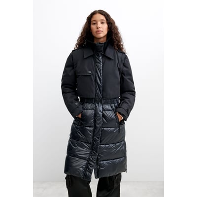 Manteau long matelassé DESIGUAL