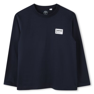 T-shirt uni avec étiquette TIMBERLAND