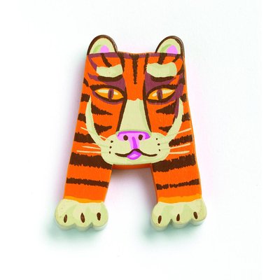 Lettre animaux en bois A DJECO