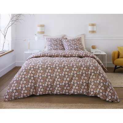 Housse couette 240X220cm avec taie(s) oreiller en gaze de coton, Verone BATON ROUGE