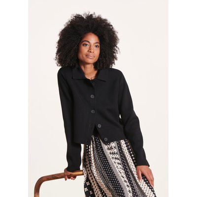 Gilet court noir La Redoute