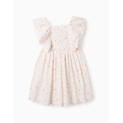 Robe en Coton Floral avec Volants ZIPPY