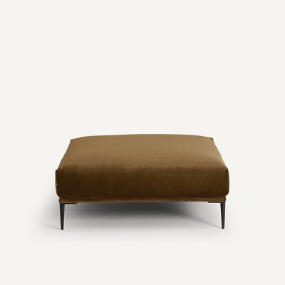 Repose-pied XL velours, Oscar design E.Gallina AM.PM
