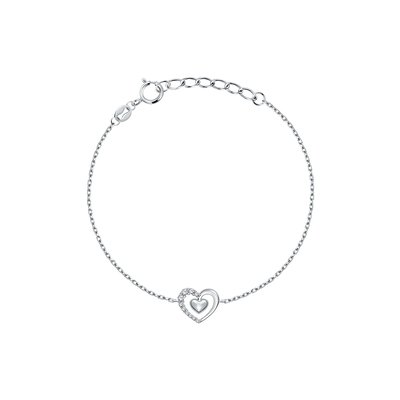 Bracelet en argent 925 et oxyde de zirconium CLEOR