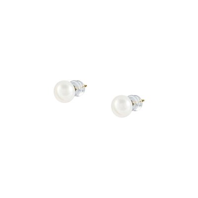 Boucles d'oreilles en or 375 et perle de culture CLEOR