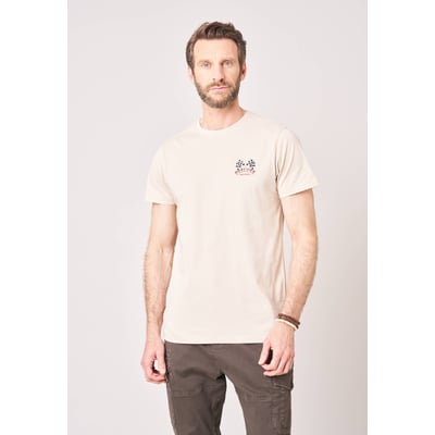 T-shirt regular homme en 100% coton jersey imprimé crâne racing  FINALLY DEELUXE