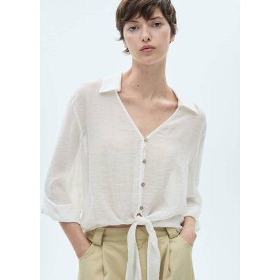 Blouse blanche mango online