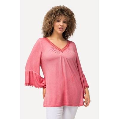 T-shirt en dentelle, délavage cold dyed ULLA POPKEN