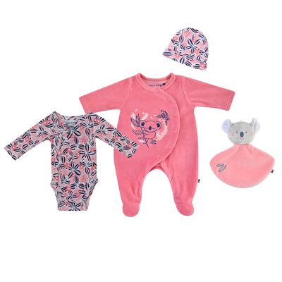 Set naissance rose eustacia SUCRE D'ORGE