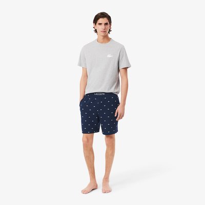 Short de pyjama straight fit imprimé LACOSTE