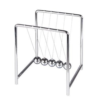 Pendule Newton chromé 13 cm TABLE PASSION