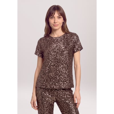 T-shirt façon blouse à paillettes BETTY & CO
