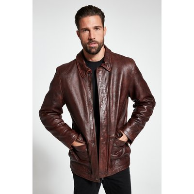 Veste en cuir nappa d'agneau avec col de JP1880