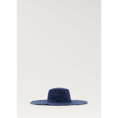Chapeau de plage coton uni MANGO HOME