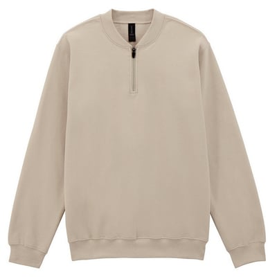 Sweat uni à col zippé SOFTSTYLE GILDAN