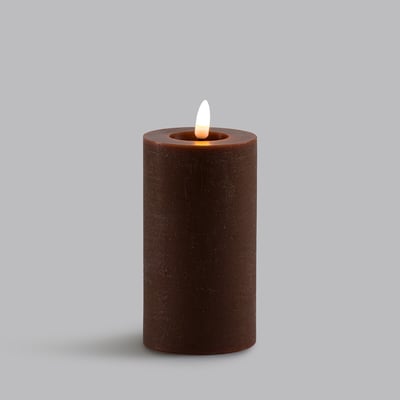 Vela LED estriada, Al. 15 cm, Caspar LA REDOUTE INTERIEURS