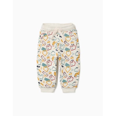 Pantalon de jogging en molleton avec doublure en coton peigné et imprimé ZIPPY