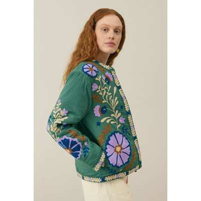 Giacca ricamata a maniche lunghe con scollo rotondo, NELIE LOUISE MISHA