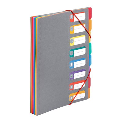 Trieur document A4 avec 8 compartiments RAINBOW TOUCH VIQUEL