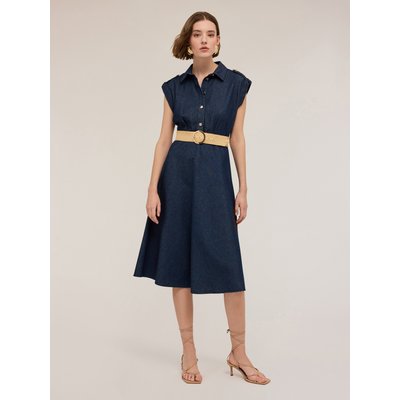 Robe CHEMISIER en chambray mélangé lyocell MOTIVI