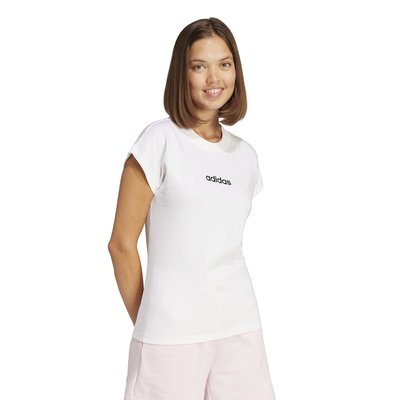 Slim Fit T-Shirt, Essentials Logo ADIDAS SPORTSWEAR