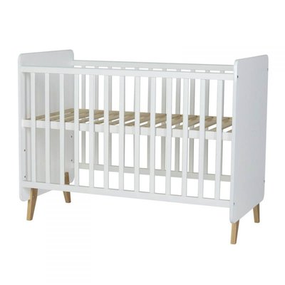 Lit bébé 60x120 cm évolutif en lit junior Loft White QUAX
